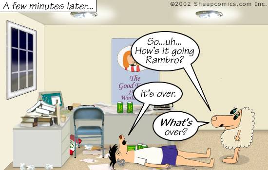 Sheepcomics.com Rambro's Meltdown 5