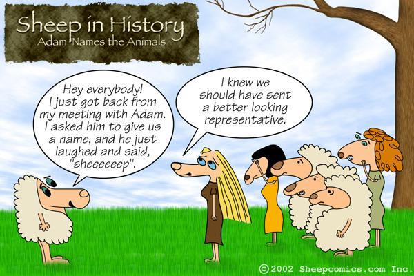Sheepcomics.com Sheep in History 1
