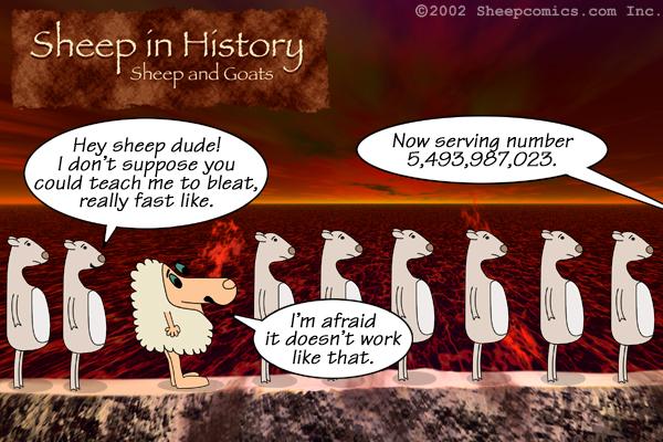 Sheepcomics.com Sheep in History 5